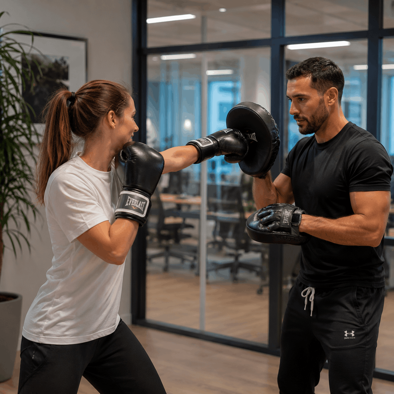 Séance de boxe en entreprise à Genève